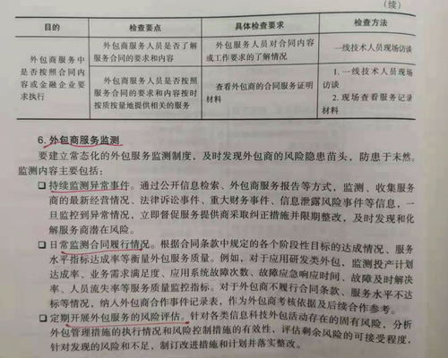 金融机构外包安全管理实践 从法规遵从到风险可控
